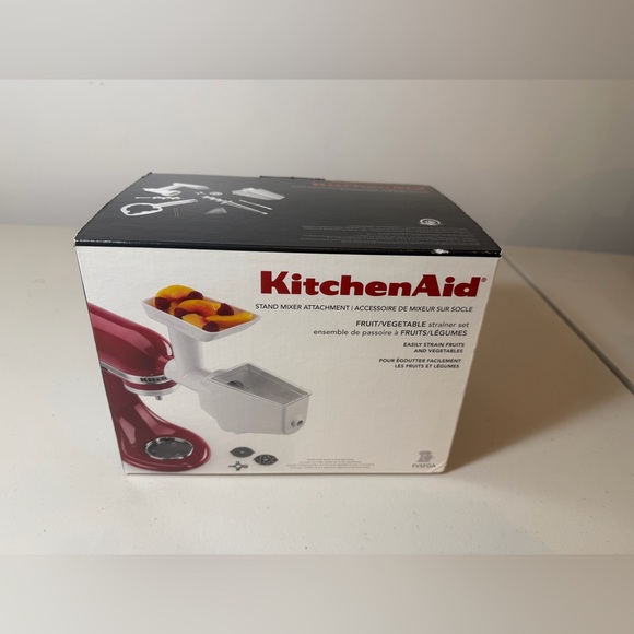NWT KitchenAid Stand Mixer Attachment - Red and White/Never Opened!